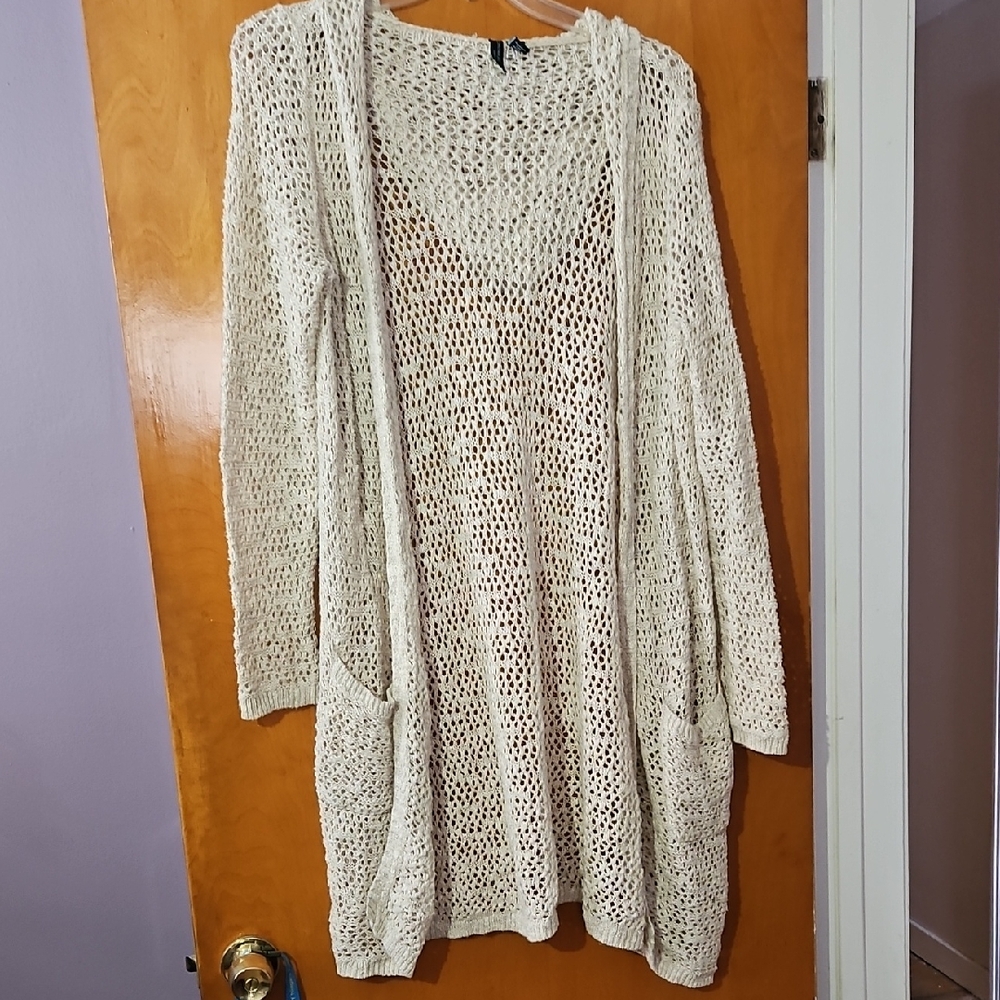 Cynthia Rowley Cream Knit Cardigan